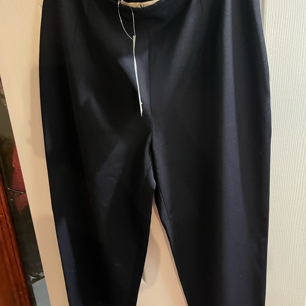 Valentino Navy  Dress Pants Tailored Elegance